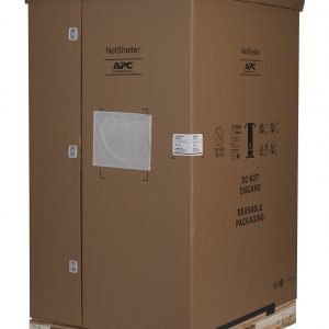 NetShelter SX 45U 600mm Wide x 1200mm Deep Enclosure with Sides Black -2000 lbs. Shock Packaging